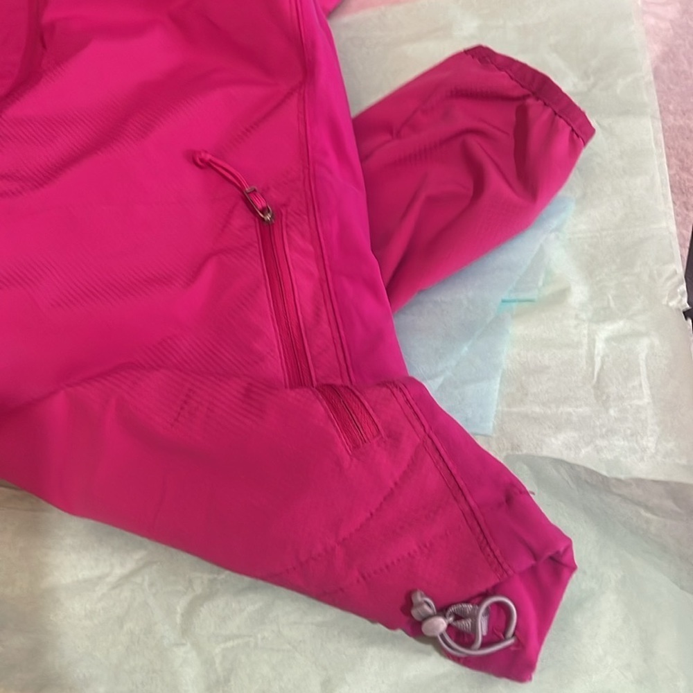 Columbia Pink Jacket XL HOODIE light iweight, great for spring weather, NEW - Picture 13 of 14
